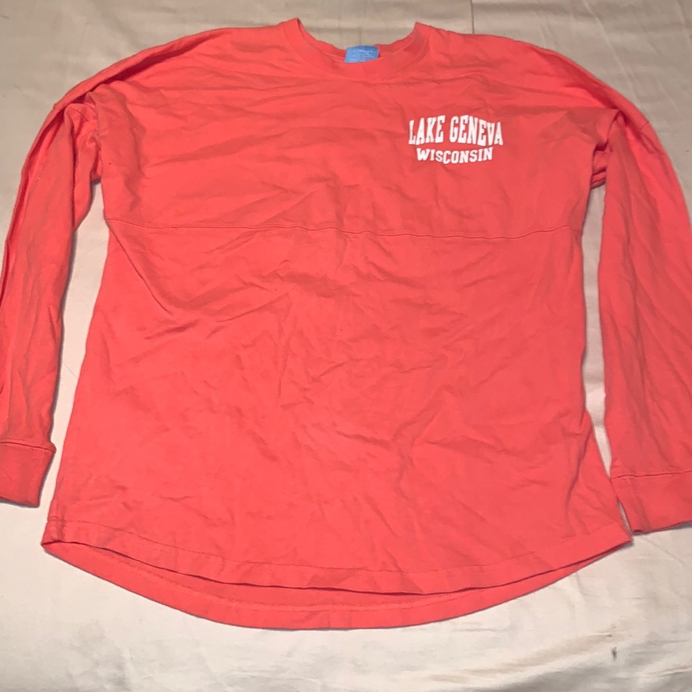 Woman Lake Geneva Wisconsin Long Sleeve